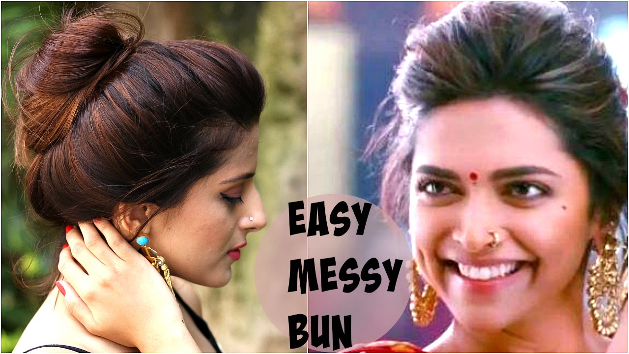 Simple Indian Bun Hairstyles Step By Step - Wavy Haircut