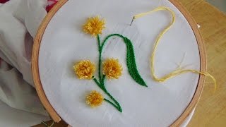 Hand Embroidery: Pom Pom Stitch