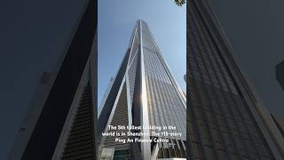 5th tallest building in the world is in Shenzhen: The 115-story Ping An Finance Centre #skyscraper