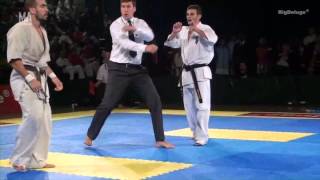 Daniel Redondo (Spain) v Gal Lumbroso (Israel) 2nd Round Open Knockdown Tournament 2014