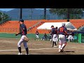 2017年9月10日第14回一般男子・松村山陽堂ＳＢＣ戦2回裏攻撃