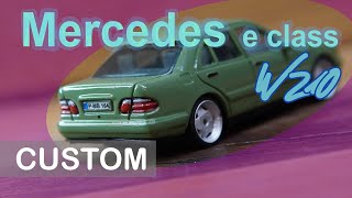 Matchbox Custom - Mercedes e class w210 with Borbet A wheels