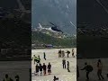 terrifying moment helicopter spins out in crash landing