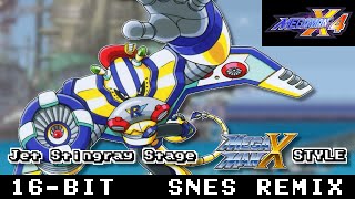 [16-Bit;SNES]Jet Stingray - Mega Man X4【MMX Style, AddmusicK】