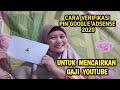 Cara Verifikasi Pin Google Adsense 2020, Untuk Mencairkan Gaji Youtube