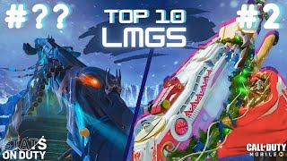 WORST to BEST LMGs in COD Mobile Tierlist | Featuring RAAL MG