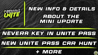 Asphalt Unite - NEW INFO about the November Mini Update