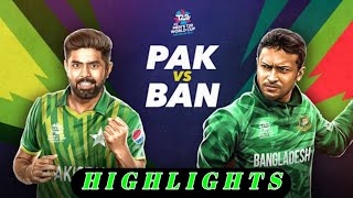 Pakistan vs Bangladesh T20 World Cup 2022 Full Highlights | PAK vs BAN T20 World Cup 2022