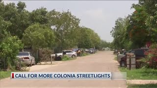 Local activists pushing for more colonia street lights