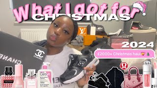 WHAT I GOT FOR CHRISTMAS ♡ Gucci, Chanel, New Balance, Lulu, Uggs, Crocs + more! | HAUL 2024