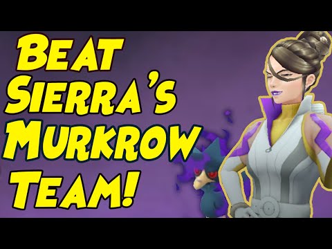 How to Beat SIERRA New SHADOW MURKROW Team in Pokemon GO!