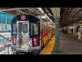 NYC Subway: (N)(W) and (7) Local Trains @ Queensboro Plaza