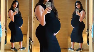 9 Month Pregnant Sonam Kapoor Flaunts Huge Baby Bump In a Bodycon Dress
