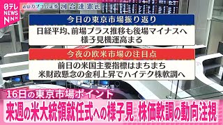 【1月15日の株式市場】株価見通しは？  河合達憲氏が解説