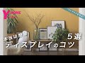 【インテリアの秘訣】ディスプレイのコツ5選｜おしゃれな部屋は簡単に作れる｜配置方法・素材の選び方