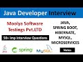 java developer interview questions| spring boot interview