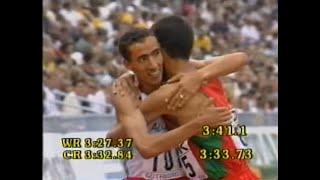 Noureddine Morceli vs Hicham El Guerrouj Final 1500m during the World Championships in Gothenburg 95