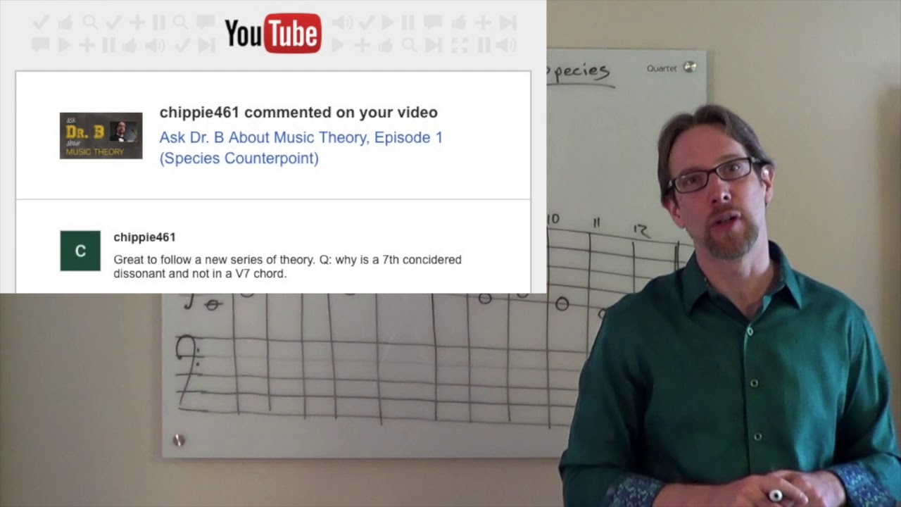 Ask Dr. B About Music Theory, Episode 2 (Species Counterpoint, Part 2 ...