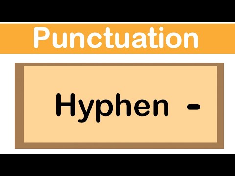 What does a long hyphen mean?