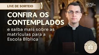 Ganhadores do sorteio da Jornada Bíblica com Padre Alex Nogueira