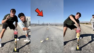 We did this in the MIDDLE of NOWHERE!! - #Shorts
