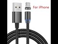 Black Red Magnetic Cable Micro USB Type C Magnetic Charge Charger Cable for iPhone Huawei Samsung...