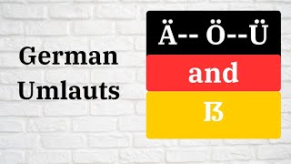 German Umlauts Ä, Ö, Ü and ẞ #learngerman  #alphabet #german @germanlearnlanguage