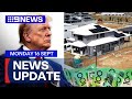 Man in custody after shots fired near Donald Trump; New home funding announced | 9 News Australia