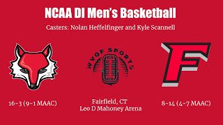 WVOF (Marist @ Fairfield) Fairfield Men's Basketball 2/6/25