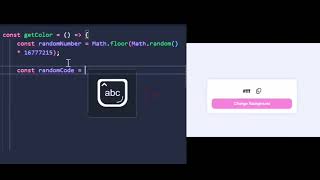 How to Use JavaScript to Generate Random Colors Dynamically #javascript #htmlfullcourse #python #css