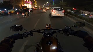 Harley-Davidson 883 & busy roads | pure engine sound