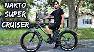 NAKTO SUPER CRUISER E-BIKE REVIEW ✔