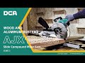 DCA AJX10-255 Slide Compound Mitre Saw