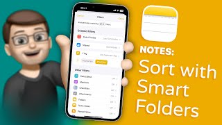 Create Automatic Smart Folders to Sort your Notes ⭐ iOS 16 Tips