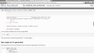 ipython notebook intro screencast