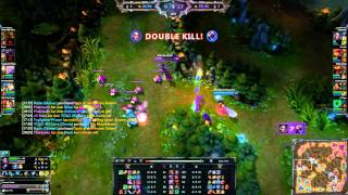 League of Legends - Vayne 3v1 Triple Kill