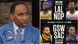 NBA Countdown | "Lakers & Warriors gonna WIN" - Stephen A. & Perk's bold-prediction for West Play-In