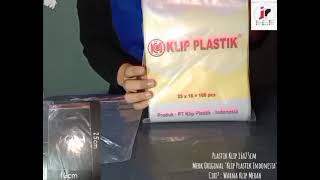 Plastik Klip 16X25, merek Original Klip Indonesia