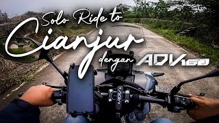 SARAPAN BUBUR CIANJUR LANGSUNG DI CIANJUR, lalu main ke GN PADANG | Solo Ride to Cianjur dgn ADV 160