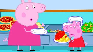 The BIGGEST Buffet Ever! 🍝 | Peppa Pig Tales