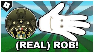 Slap Battles - (FULL GUIDE) How to ACTUALLY get ROB GLOVE + "EMISSARY OF LIGHT" BADGE! [ROBLOX]