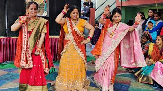 भाभियों ने किया जबरदस्त डाँस 🤩🔥 !! Pahadi Mahila Sangeet || pahadi lifestyle vlogs || daily vlogs