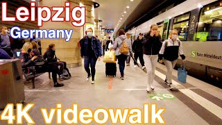Walking in LEIPZIG Central Station, Germany 🇩🇪- 4K Walking Tour | Leipzig hauptbahnhof