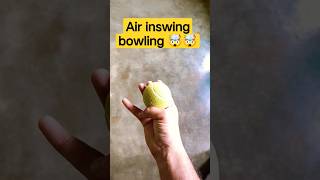 air inswing bowling tips || how to swing the ball in air #cricket #shorts #swing #youtubeshorts