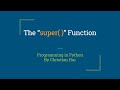 Python:  The super() Function