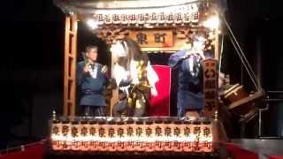 石岡のお祭り2015 たたき初め 泉町