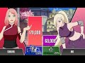 SAKURA vs INO Power Levels 🔥( Naruto POWER LEVELS )