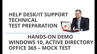 HELP DESK/IT SUPPORT TECHNICAL TEST PREPARATION