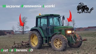 ⚡Wieczorne Bronowanie Lucerki z BRATEM?!😀John Deere W Akcji💪Agro Fafik🐄