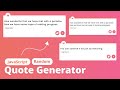 Build a random Quote Generator Using HTML, CSS, and JavaScript